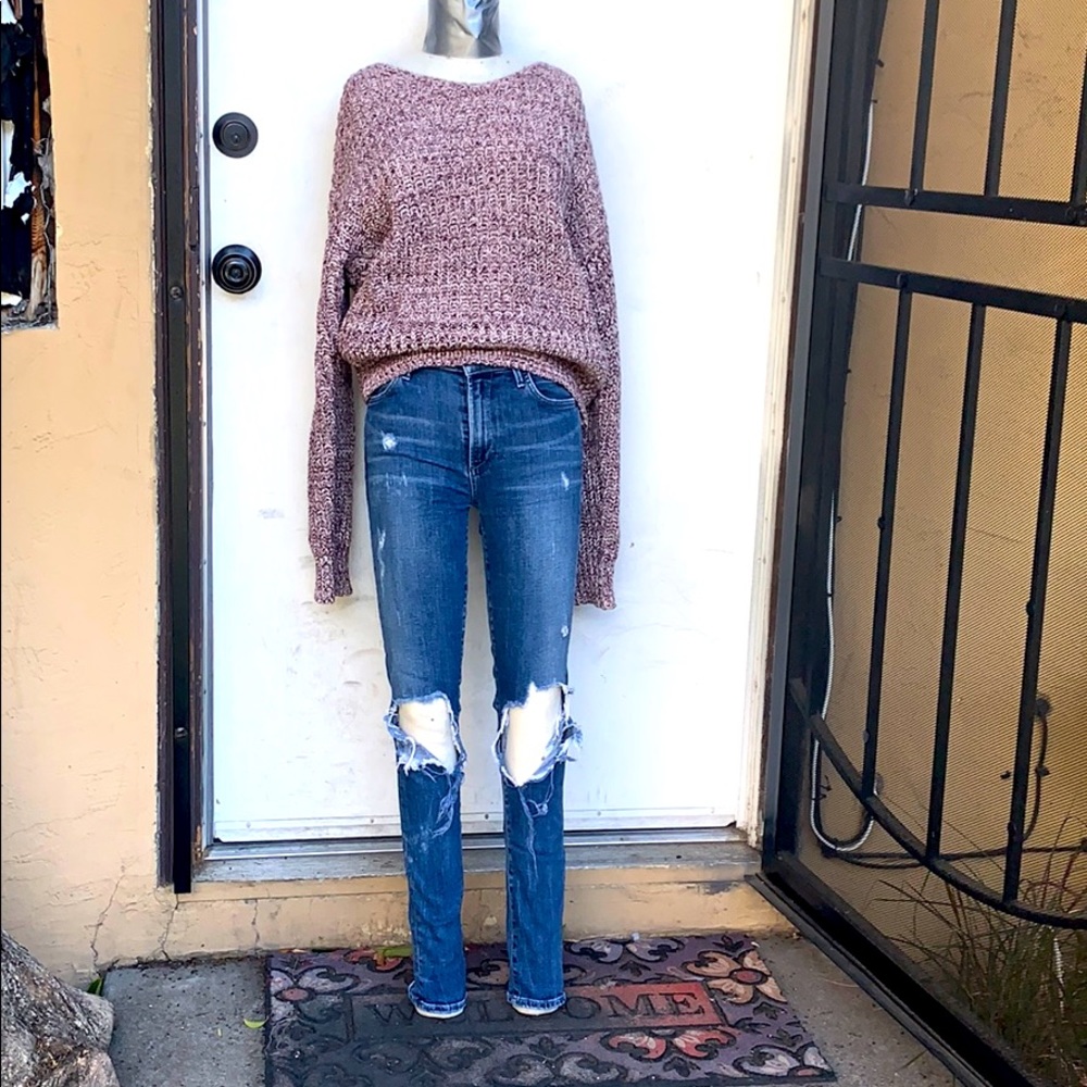 Tied knot Multi color sweater